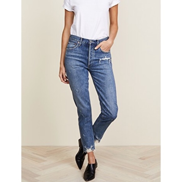 agolde jamie high rise grade